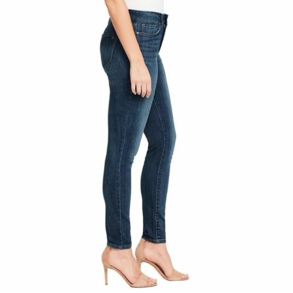 Jessica Simpson Curvey High Rise Skinny Dark Blue Jeans Size 29 - Picture 3 of 15